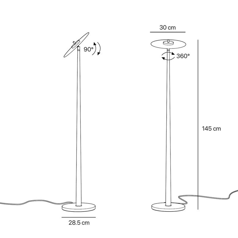 Lampadaire A Led