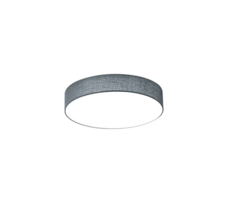 Plafonnier Tissu Gris