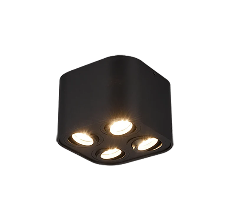 Luminaire Cube Noir