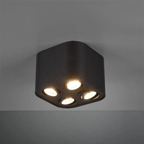 Luminaire Cube Noir