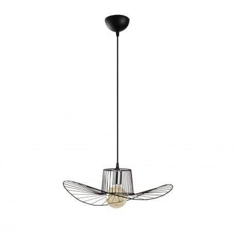 Grande Suspension Filaire Noire