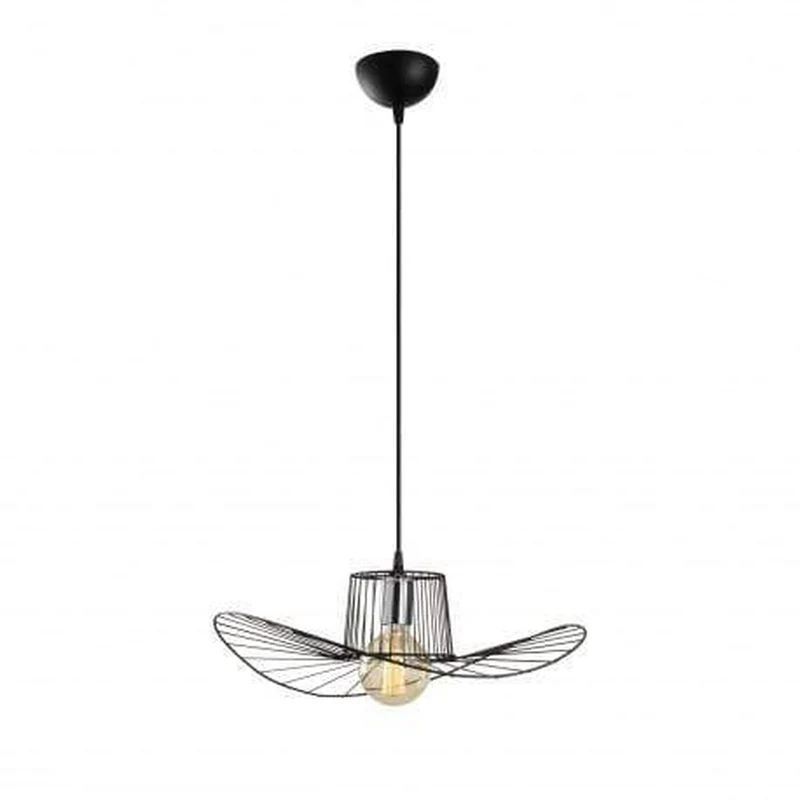 Grande Suspension Filaire Noire