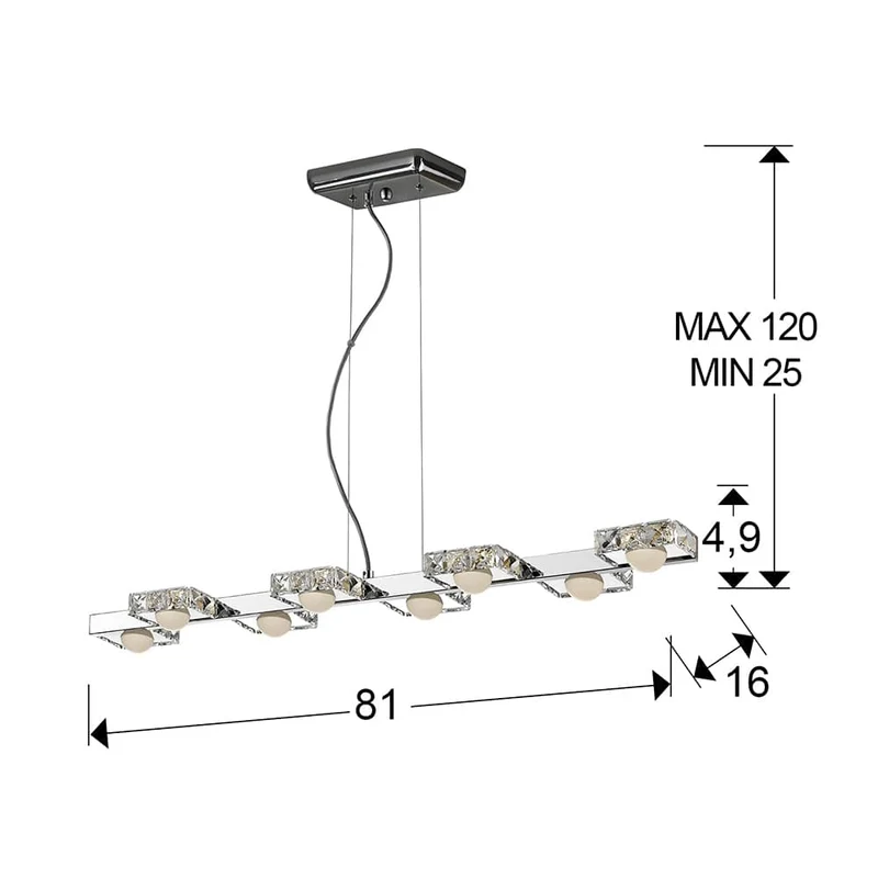 Suspension Led Barre