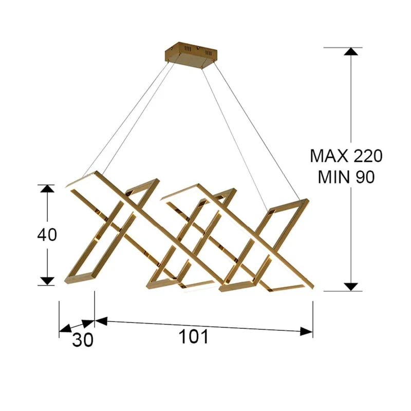 Grande Suspension Led