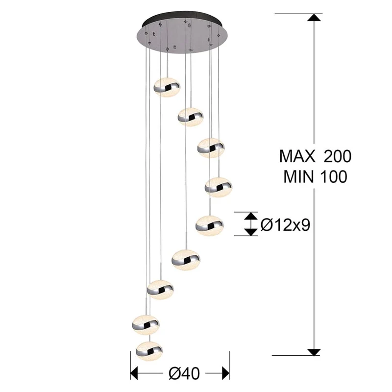 Luminaire Suspension Grande Hauteur