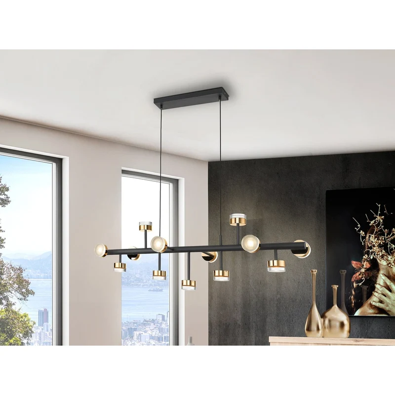 Suspension Led Doré
