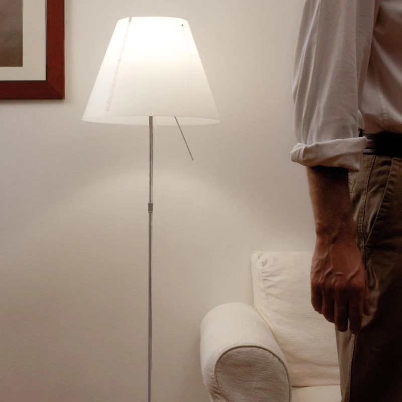 Luceplan Costanza Aluminium Floor Lamp (Without Shade)