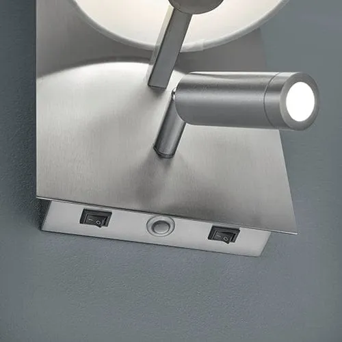 Applique Abat Jour Blanc Et Liseuse Pour Chambre