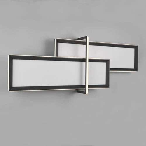 Luminaire Rectangulaire Noir