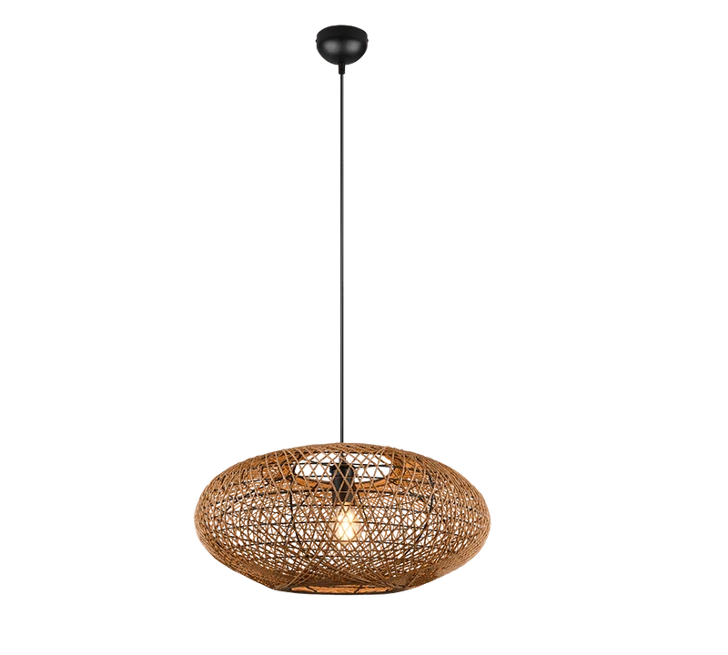 Luminaire Suspension Rotin Pas Cher