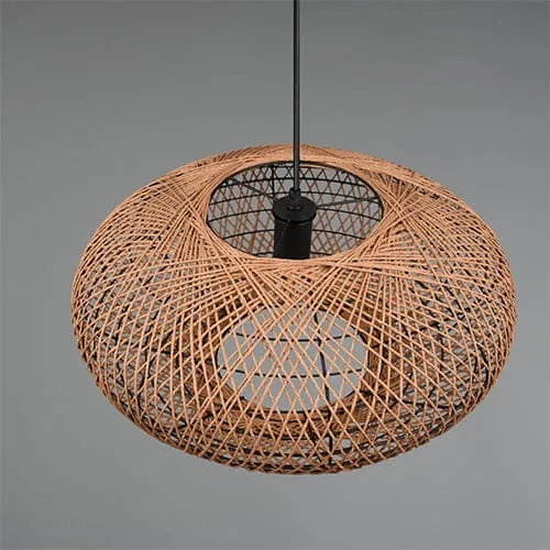 Luminaire Suspension Rotin Pas Cher