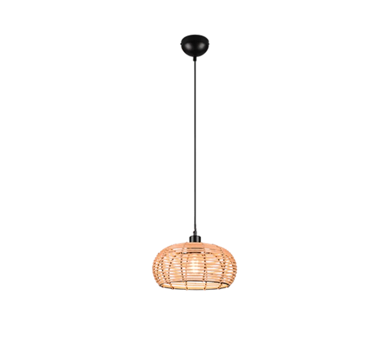 Suspension Luminaire Boule Rotin