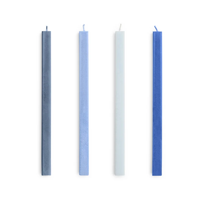 Hay Square Candle - Set of 4