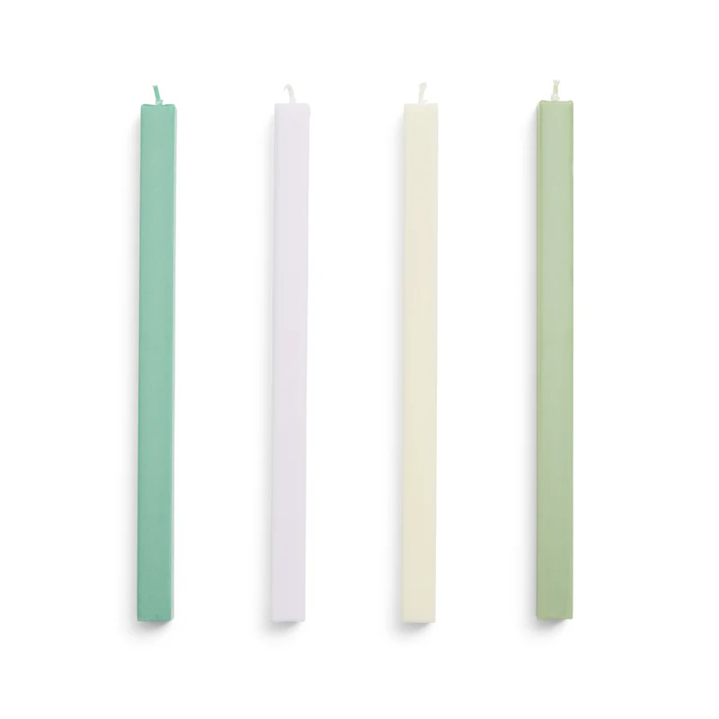 Hay Square Candle - Set of 4