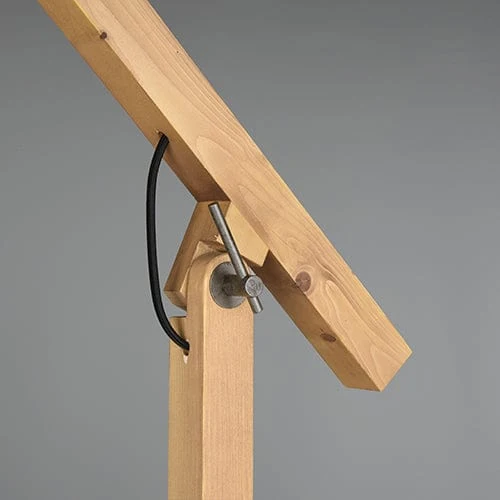 Lampadaire Bois Noir