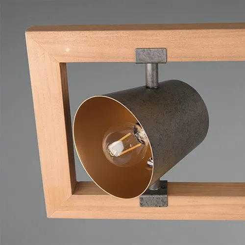 Luminaire En Bois Suspension