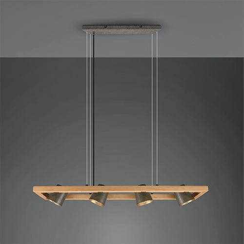 Luminaire En Bois Suspension