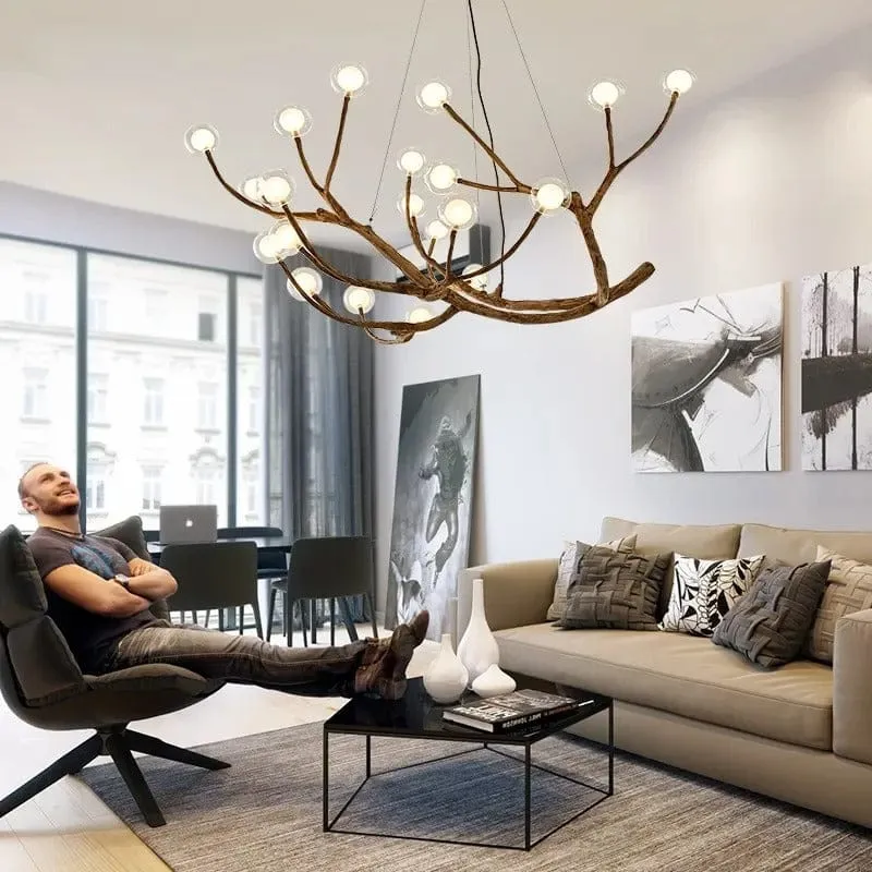 Lampe Industriel Bois