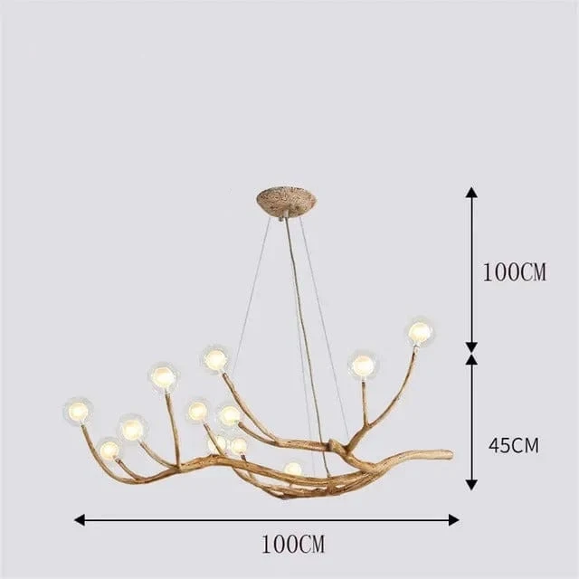 Lampe Industriel Bois