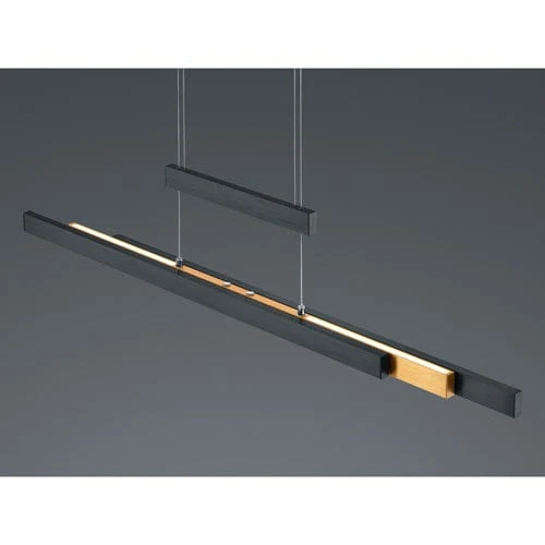 Luminaire Suspendu Noir Et Dore