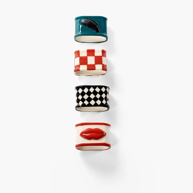 Serax Les Objets Mouleversants Napkin Ring - Set of 4