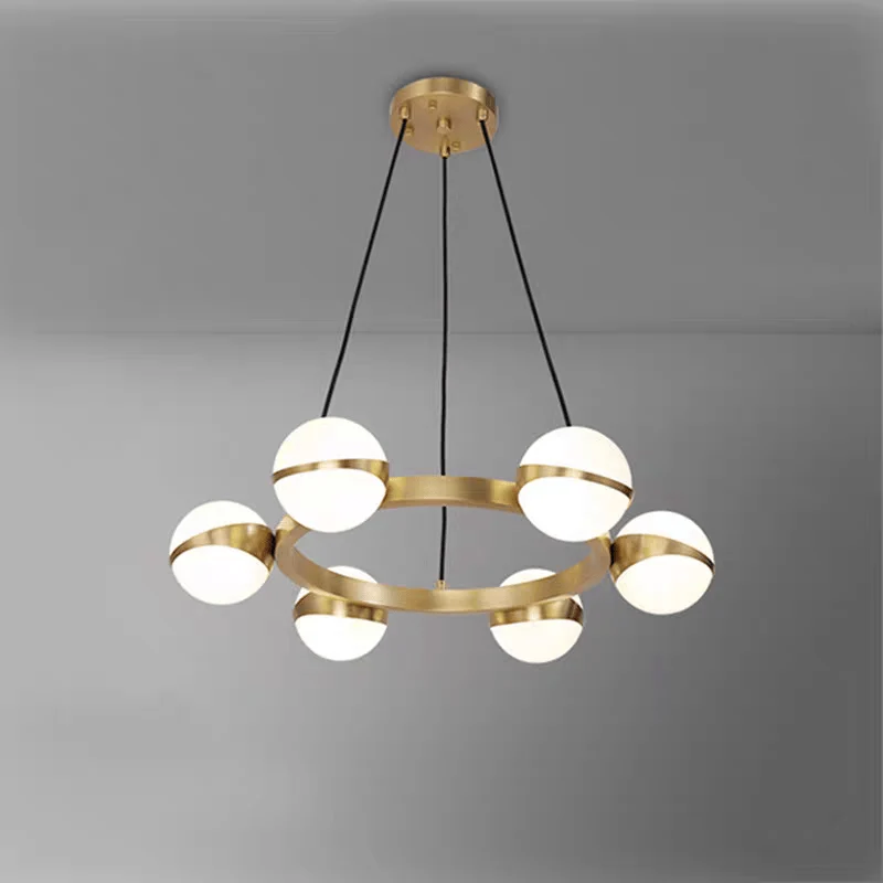 Suspension Globe Laiton