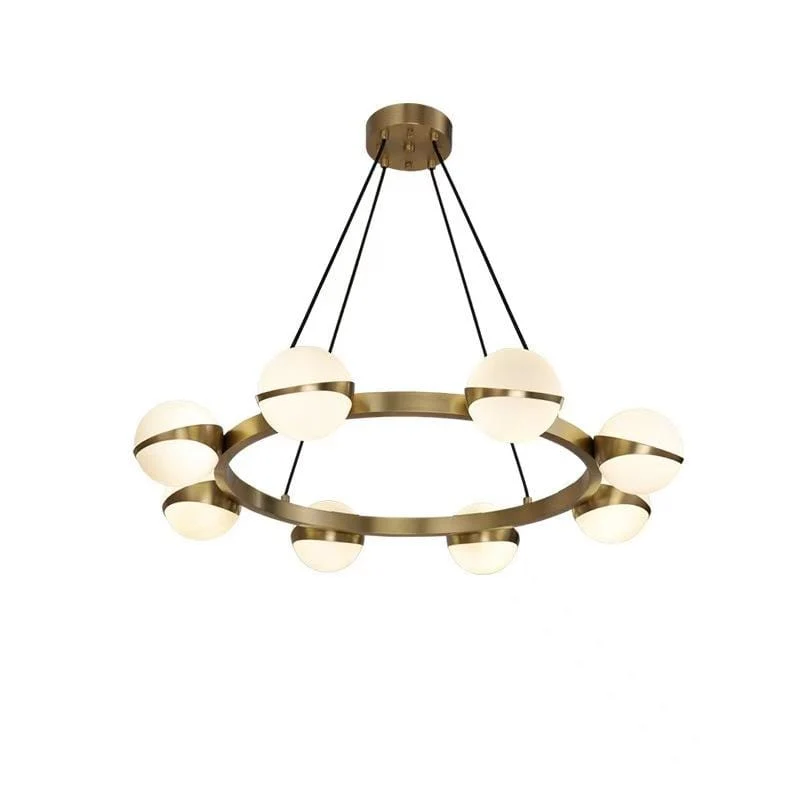 Suspension Globe Laiton
