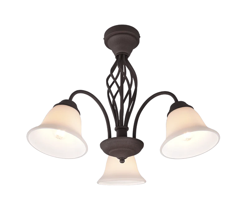 Plafonnier Metal Rouille