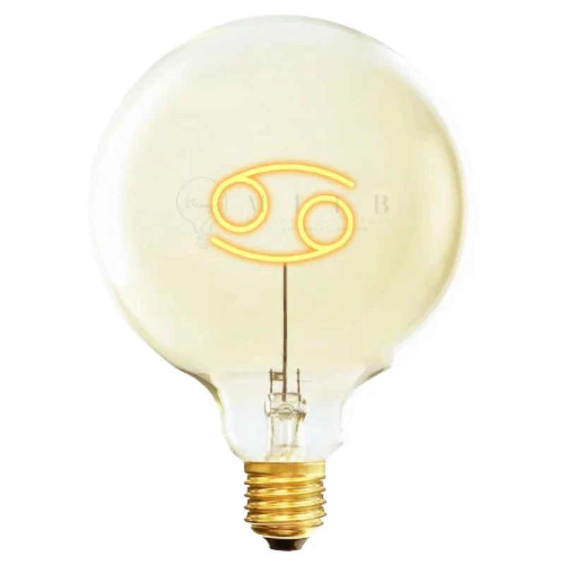 MITB by Elements Lighting Zodiac Cancer E27 Bulb