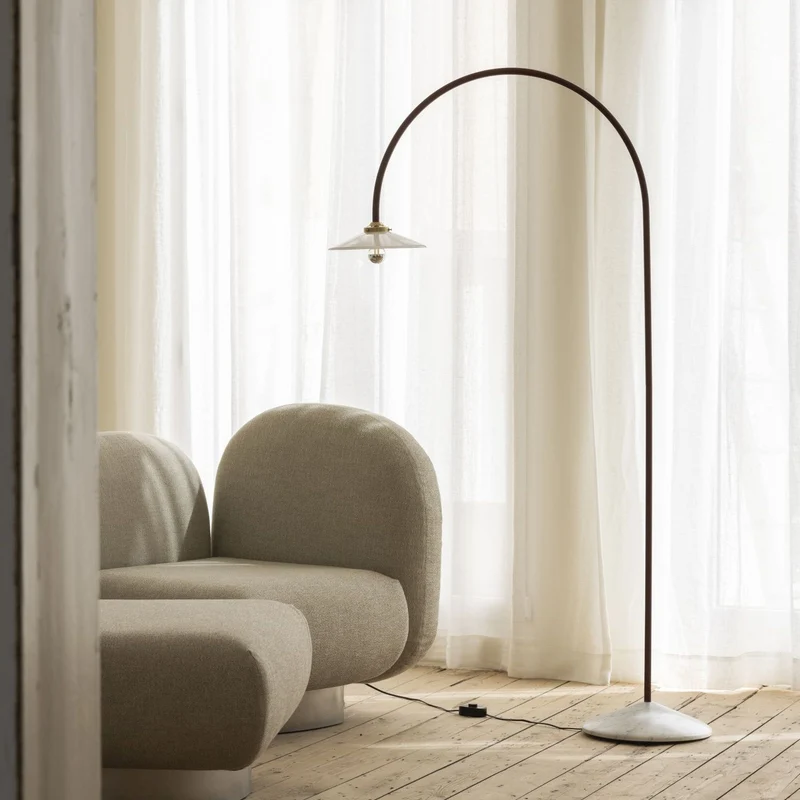 Valerie Objects Standing Lamp Marble n°2 Floor Lamp