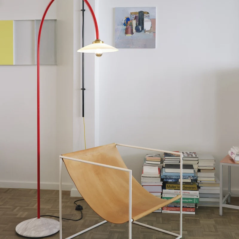 Valerie Objects Standing Lamp Marble n°2 Floor Lamp