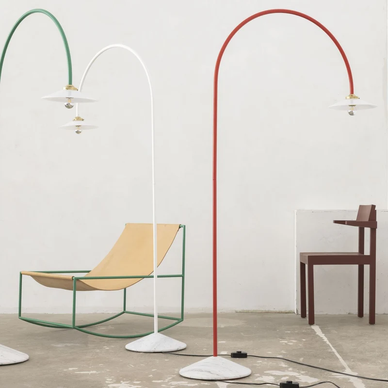 Valerie Objects Standing Lamp Marble n°2 Floor Lamp