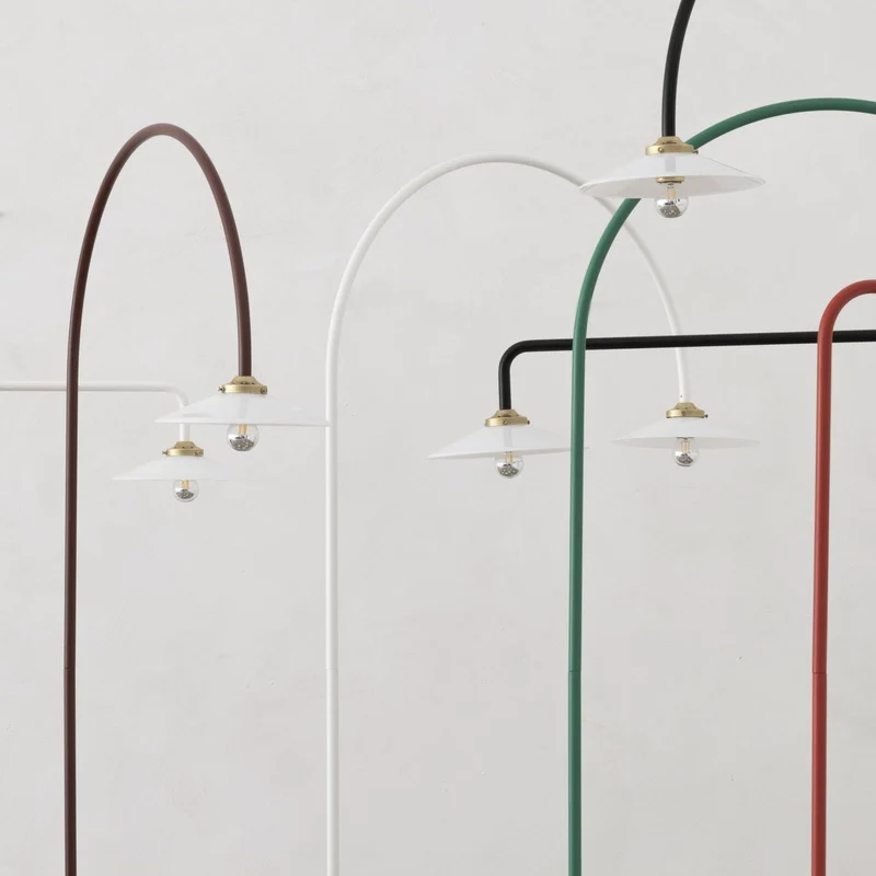 Valerie Objects Standing Lamp Marble n°1 Floor Lamp
