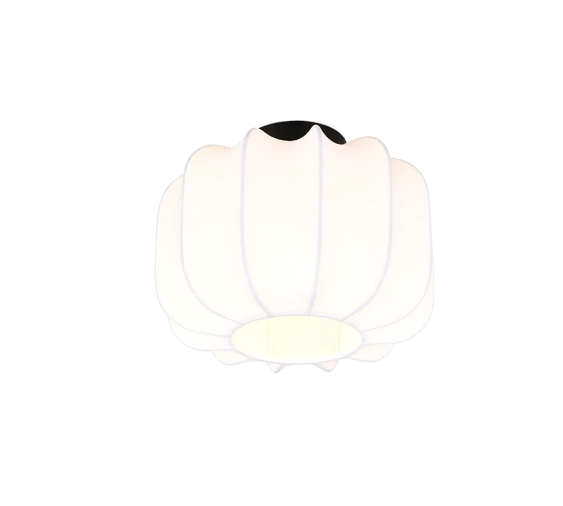 Plafonnier Rond Tissu