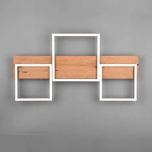 Plafonnier Rectangulaire Bois