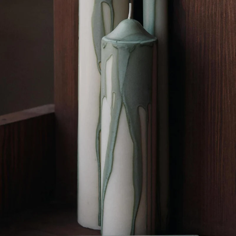 Ferm Living Dryp Pillar Candle
