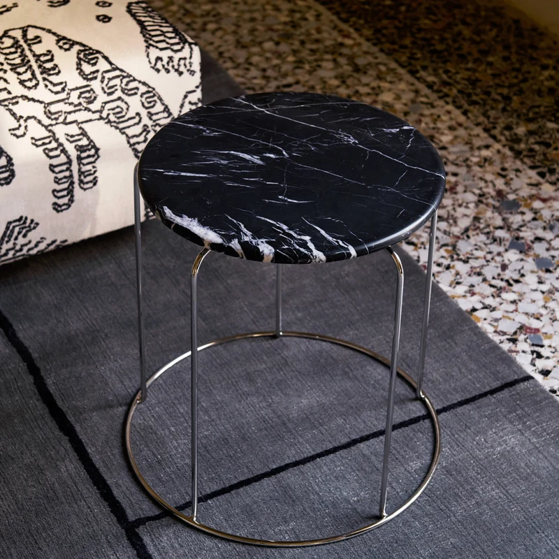 &Tradition VP11 Top Wire Stool Marble