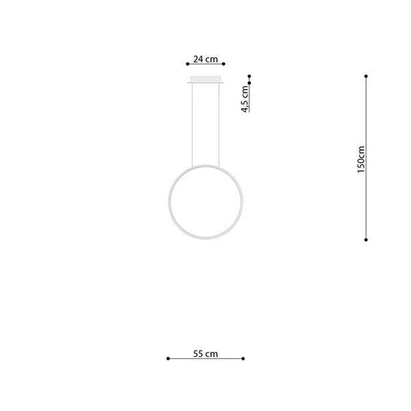 Suspension Neon Rond