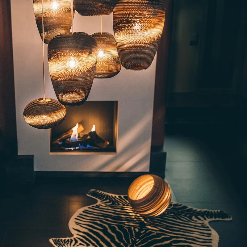 Think Paper Classy Cardboard Pendant