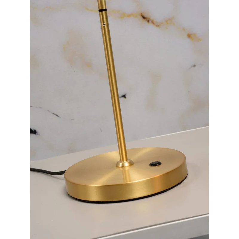 Lampe A Poser Metal Dore