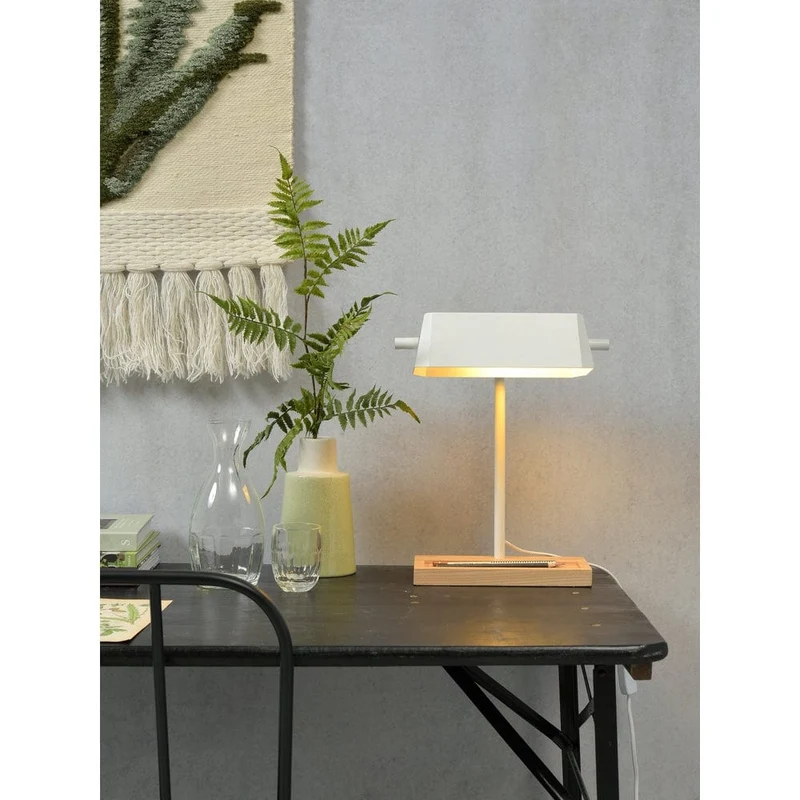Lampe Bois Et Fer
