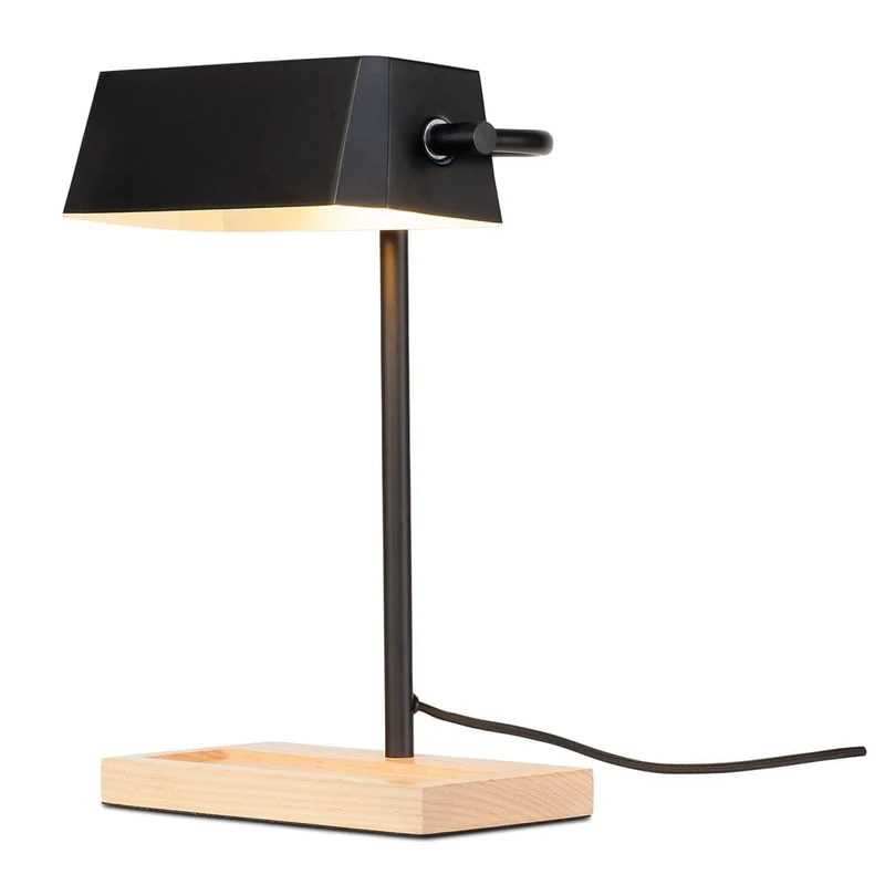 Lampe Fer Et Bois