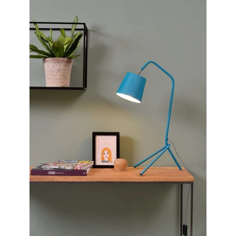 Lampe Bleu Turquoise