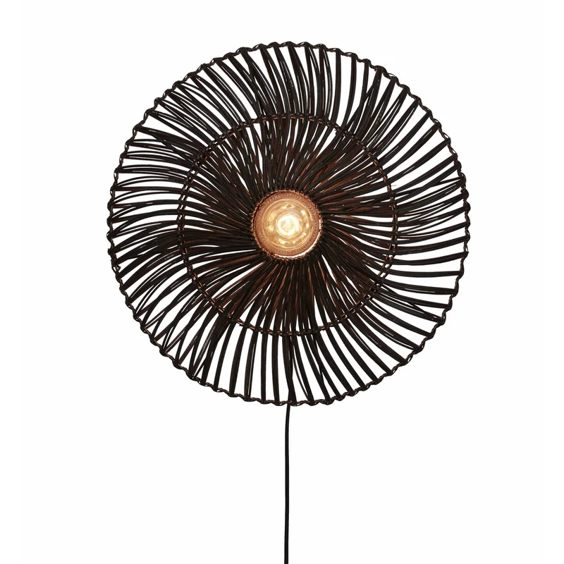 Lampe Murale Rotin