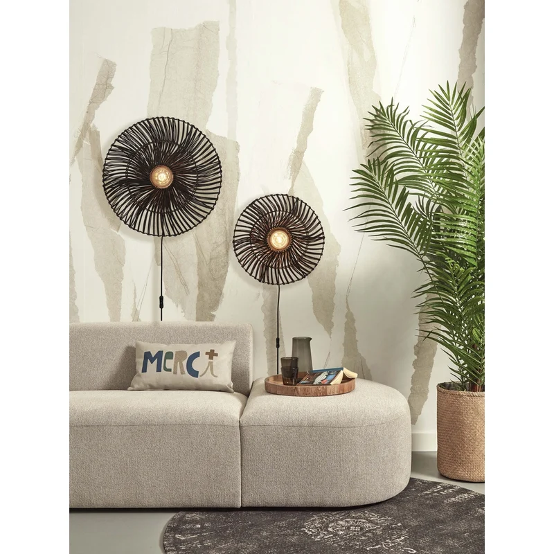Lampe Murale Rotin