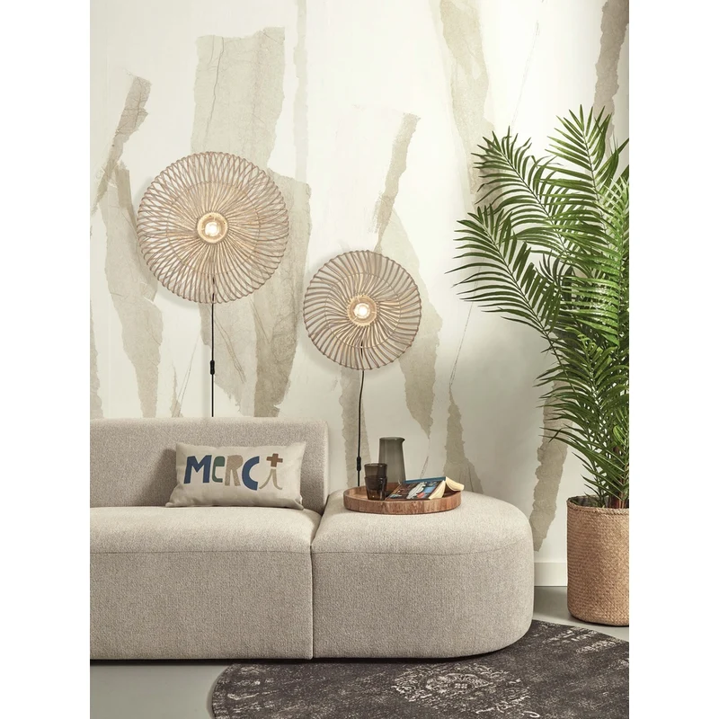 Applique Ronde Rotin Bohème