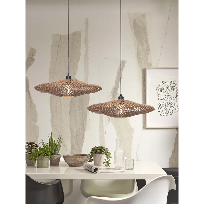 Grande Suspension En Rotin
