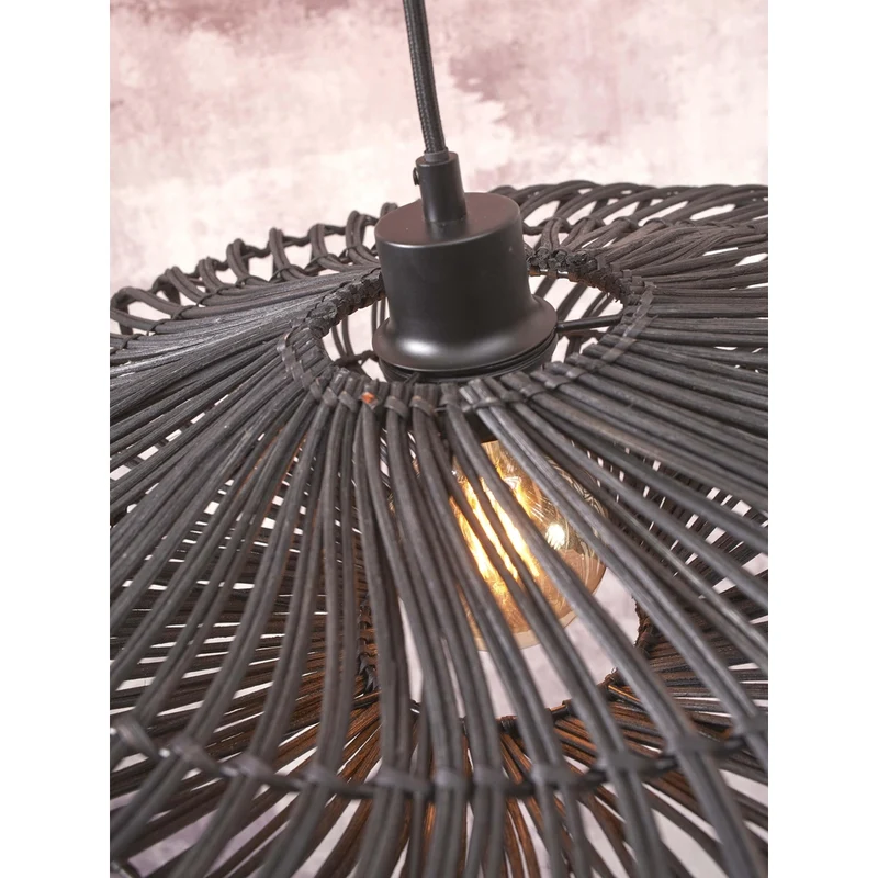 Suspension Lampe Rotin