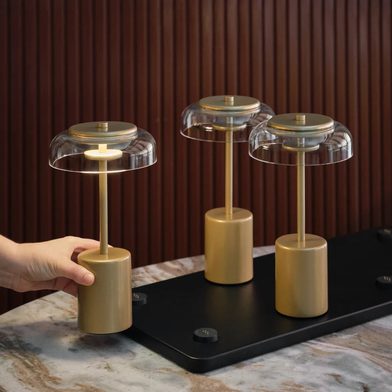 Nuura Blossi Table Mini - Set of 8 with Charging Station