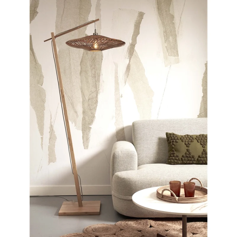 Lampadaire En Rotin